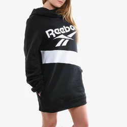 Reebok Classics Vector Hoodied Dress, Black