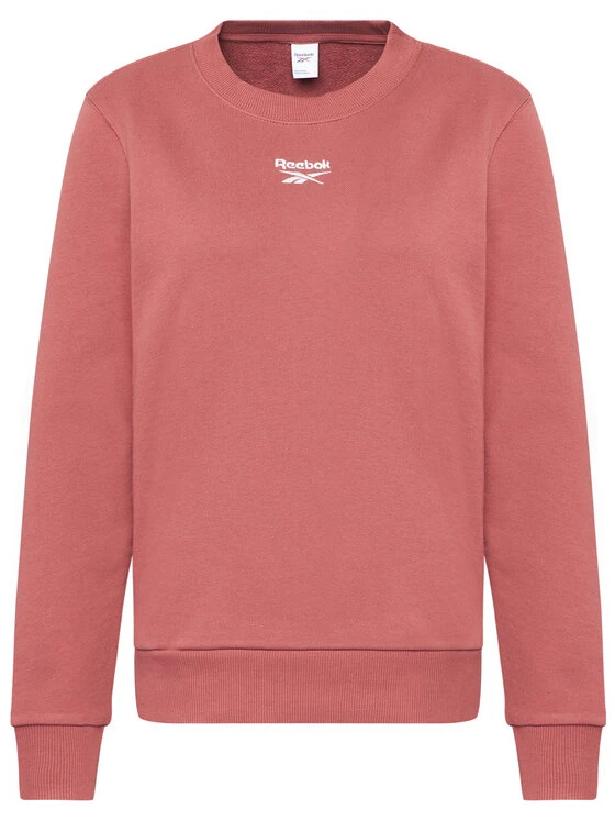 Reebok Sweatshirt Logo Crew Bordeaux Relaxed Fit