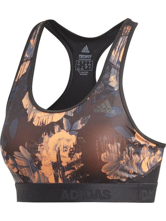 Adidas Don't Rest Alphaskin Floral Sports Bra